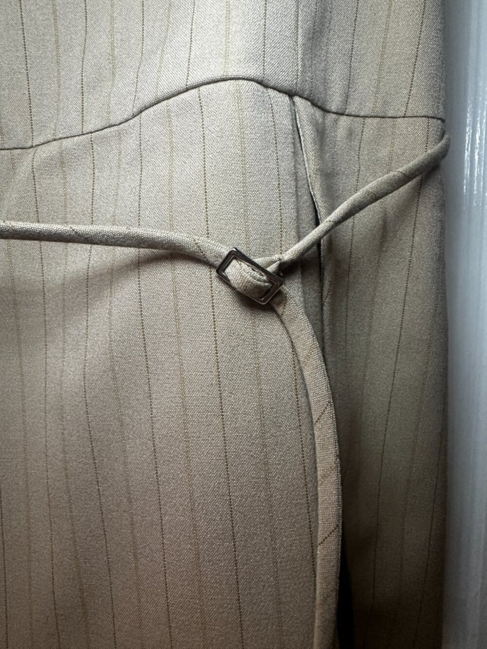 Zara Paris pinstriped SKORT MINI DRESS - XS - Picture 4 of 8